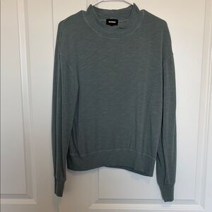 Monrow Men's Crewneck Sweater in Slate Blue